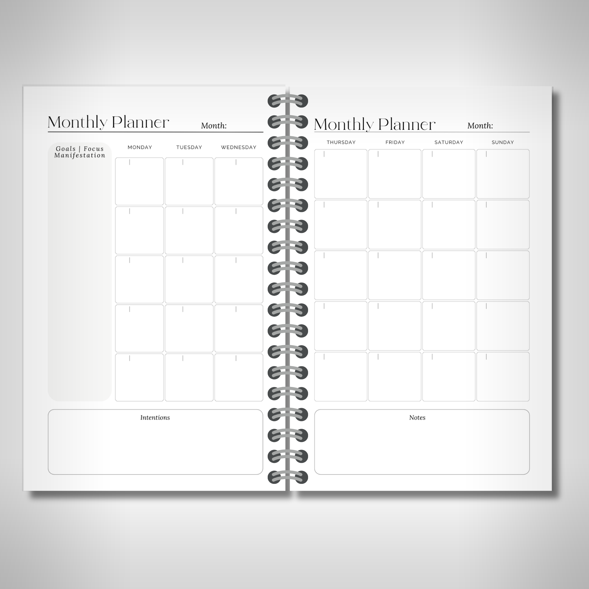 Project 369 - Manifestation Planner