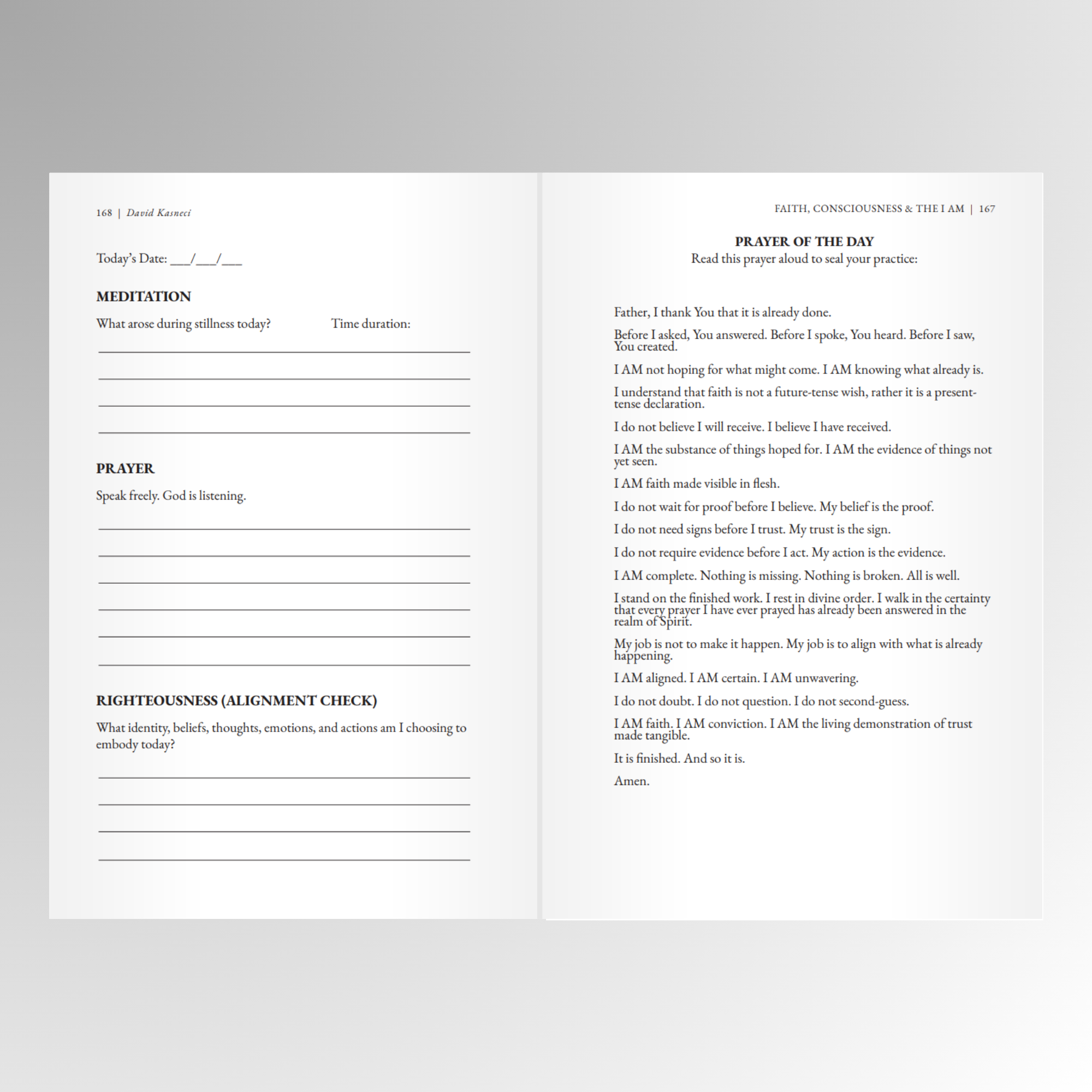 The Prayer Journal: A 33-Day Alignment Journey