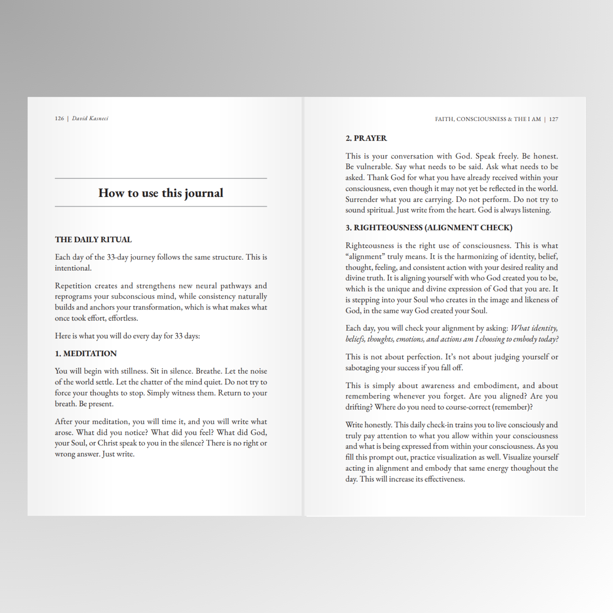 The Prayer Journal: A 33-Day Alignment Journey